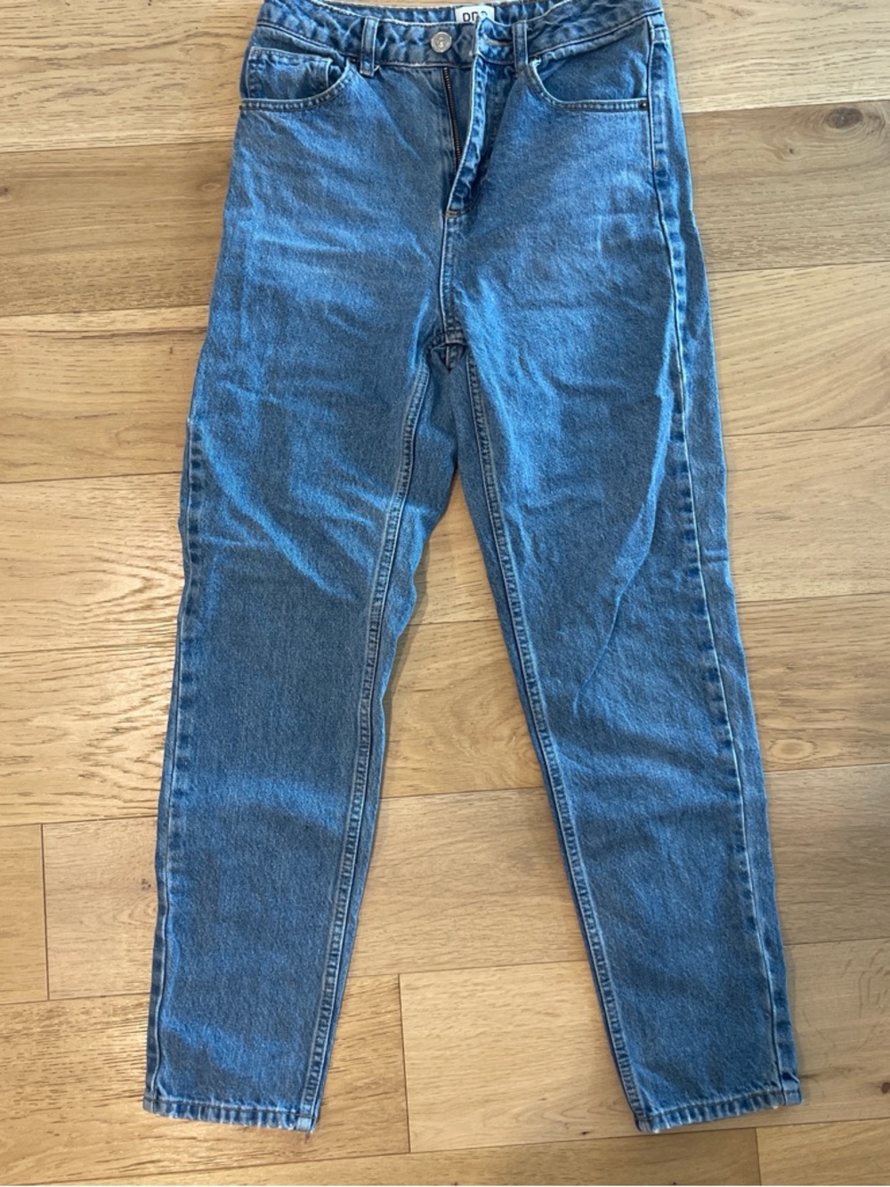 BDG High-Rise Blue Straight Jeans